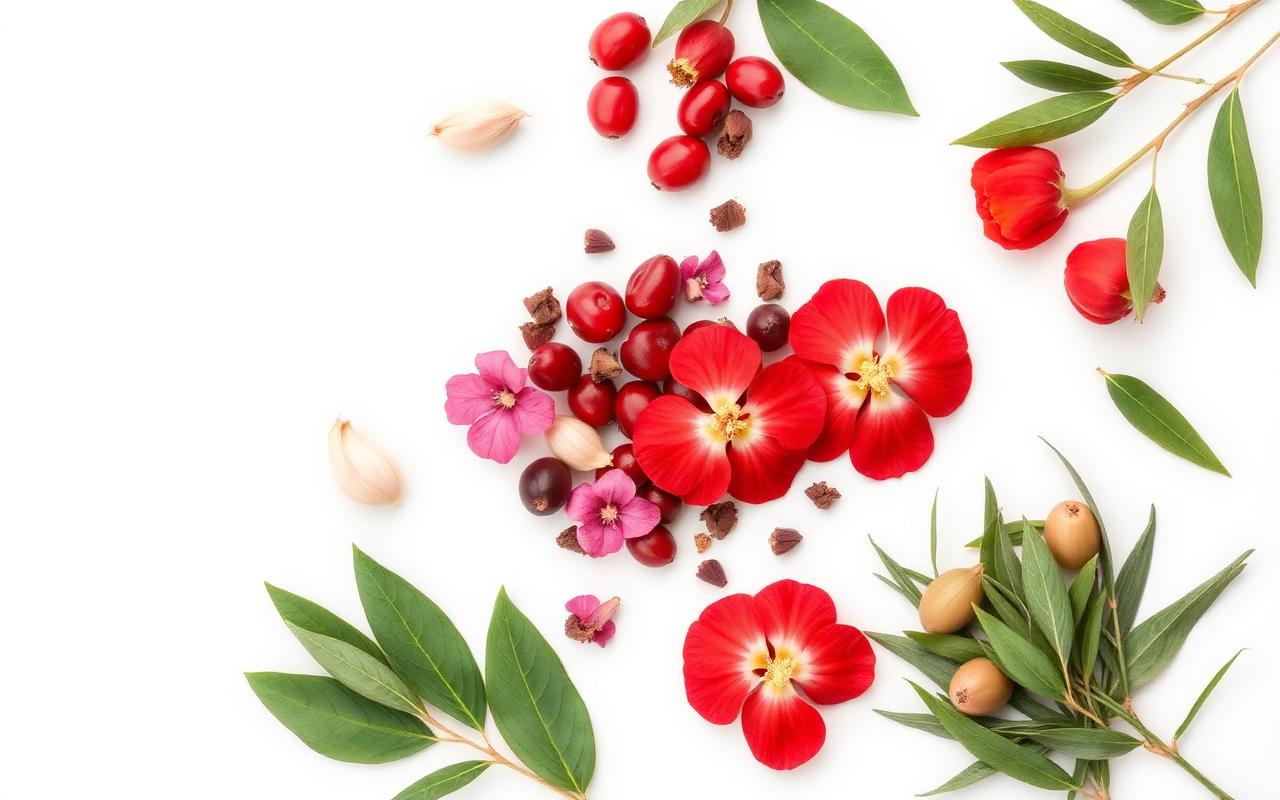 Natural herbal ingredients used in the BloodPril formula